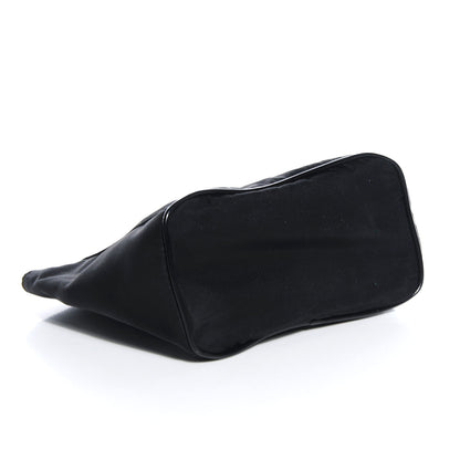 Prada Tessuto Nylon Spazzolato Bow Cosmetic Bag Nero Black 4 of 10