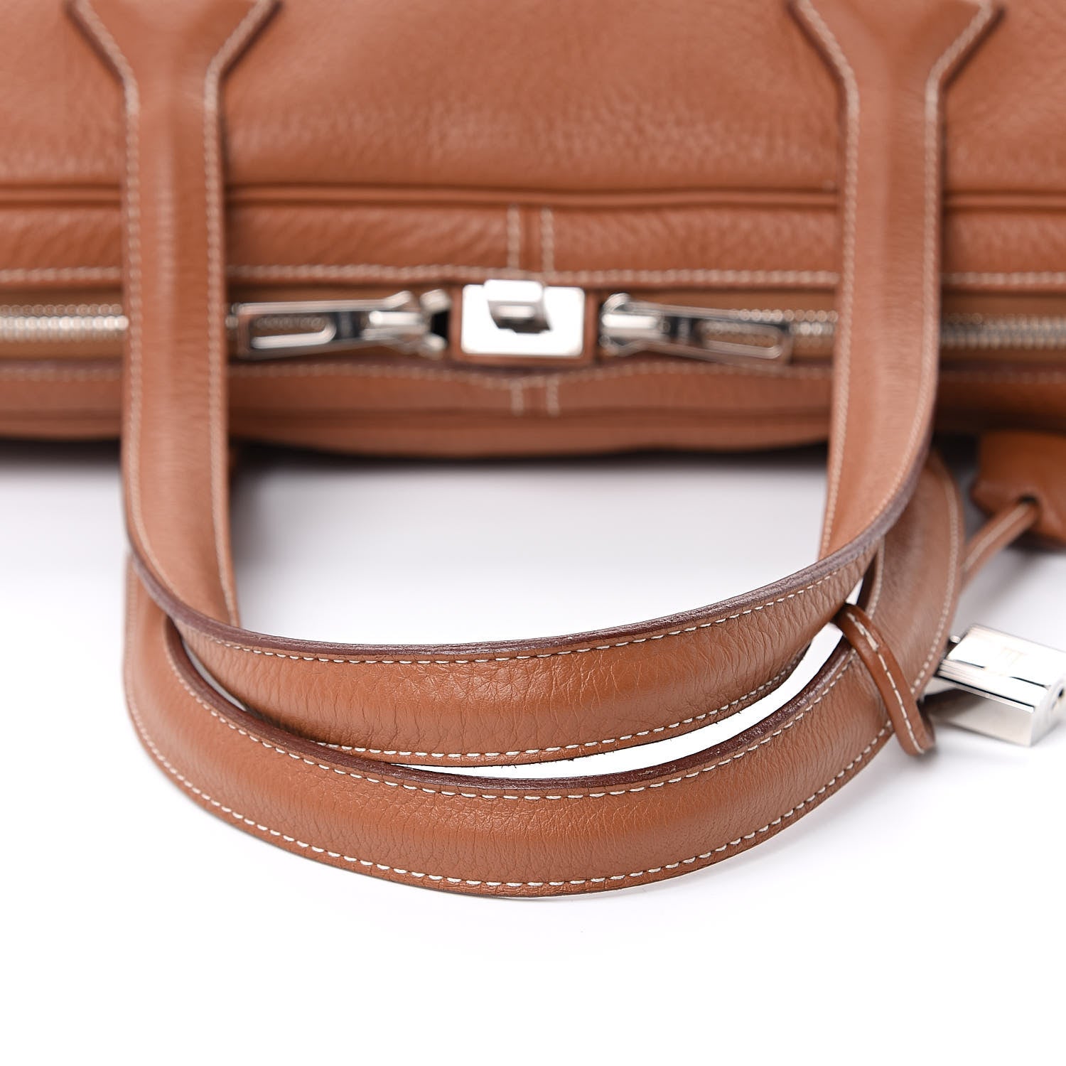 Hermes Taurillon Clemence Victoria Elan 38 Gold 10 of 10