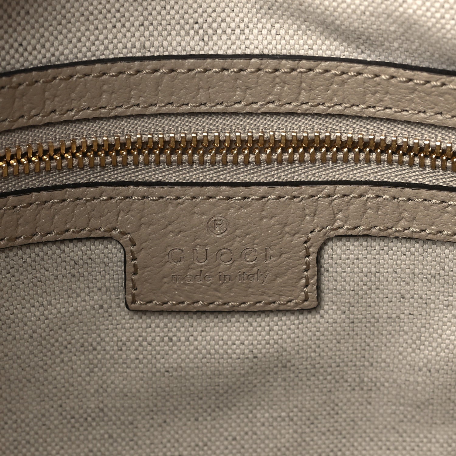 Gucci GG Supreme Monogram Textured Dollar Calfskin Web Small Jackie 1961 Hobo Beige Mystic White Oatmeal 6 of 11