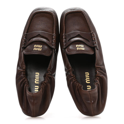 Miu Miu Ruches Nappa Loafer 35.5 Radica 2 of 7