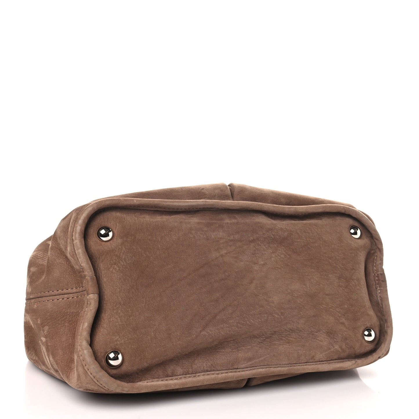 Ultra Soft Suede Calfskin Natural Beauty Tote Brown