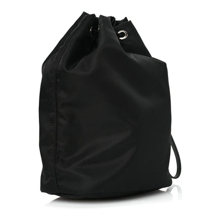 Prada Re-Nylon Vela Drawstring Wristlet Pouch Black 3 of 11