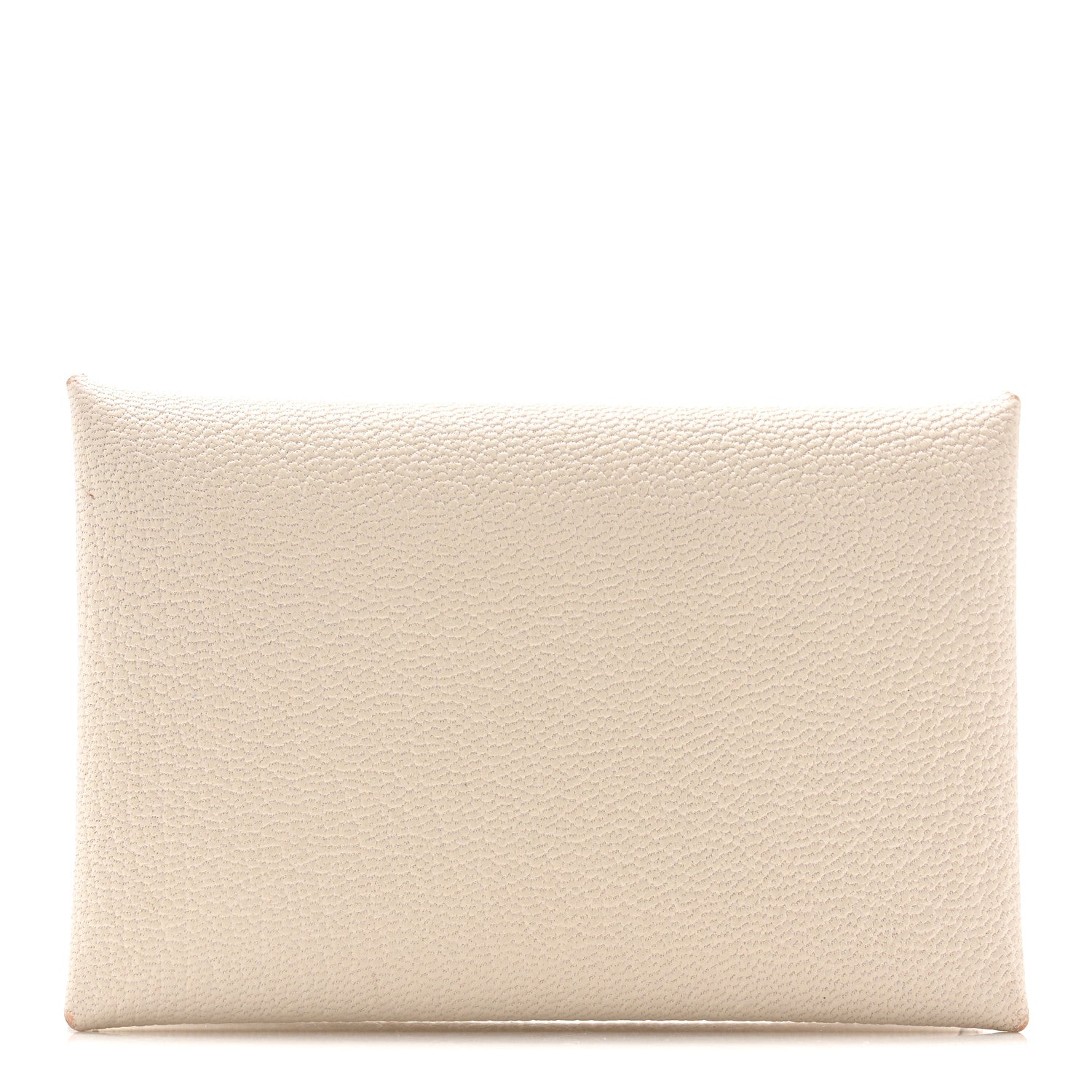 Hermes Chevre Mysore Calvi Card Case Nata 1 of 12