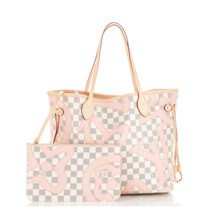 Louis Vuitton Damier Azur Tahitienne Neverfull MM 1 of 6
