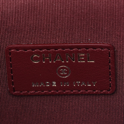 Chanel Calfskin Quilted Mini Perfect Fit Vanity Case With Chain Black 6 of 9