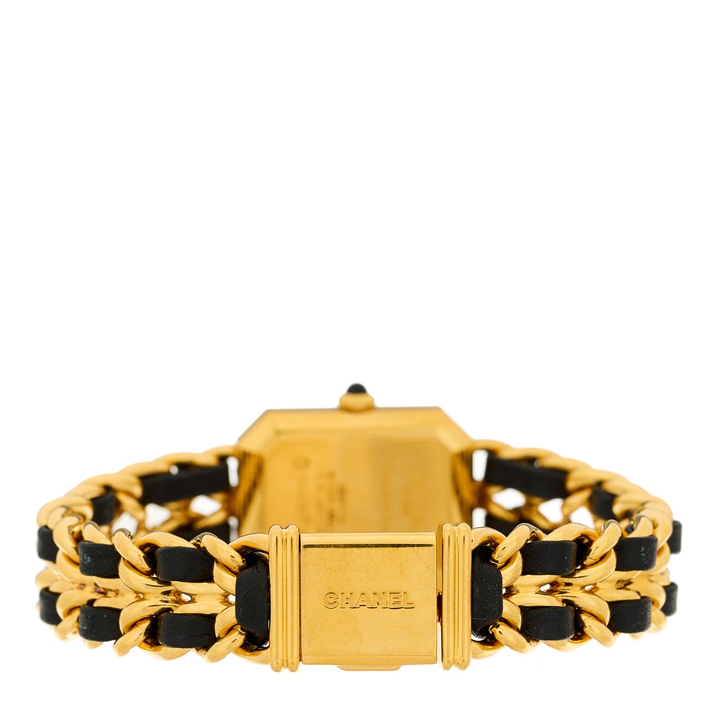 Stainless Steel Lambskin 20mm Chain Premiere Quartz Watch Gold XL