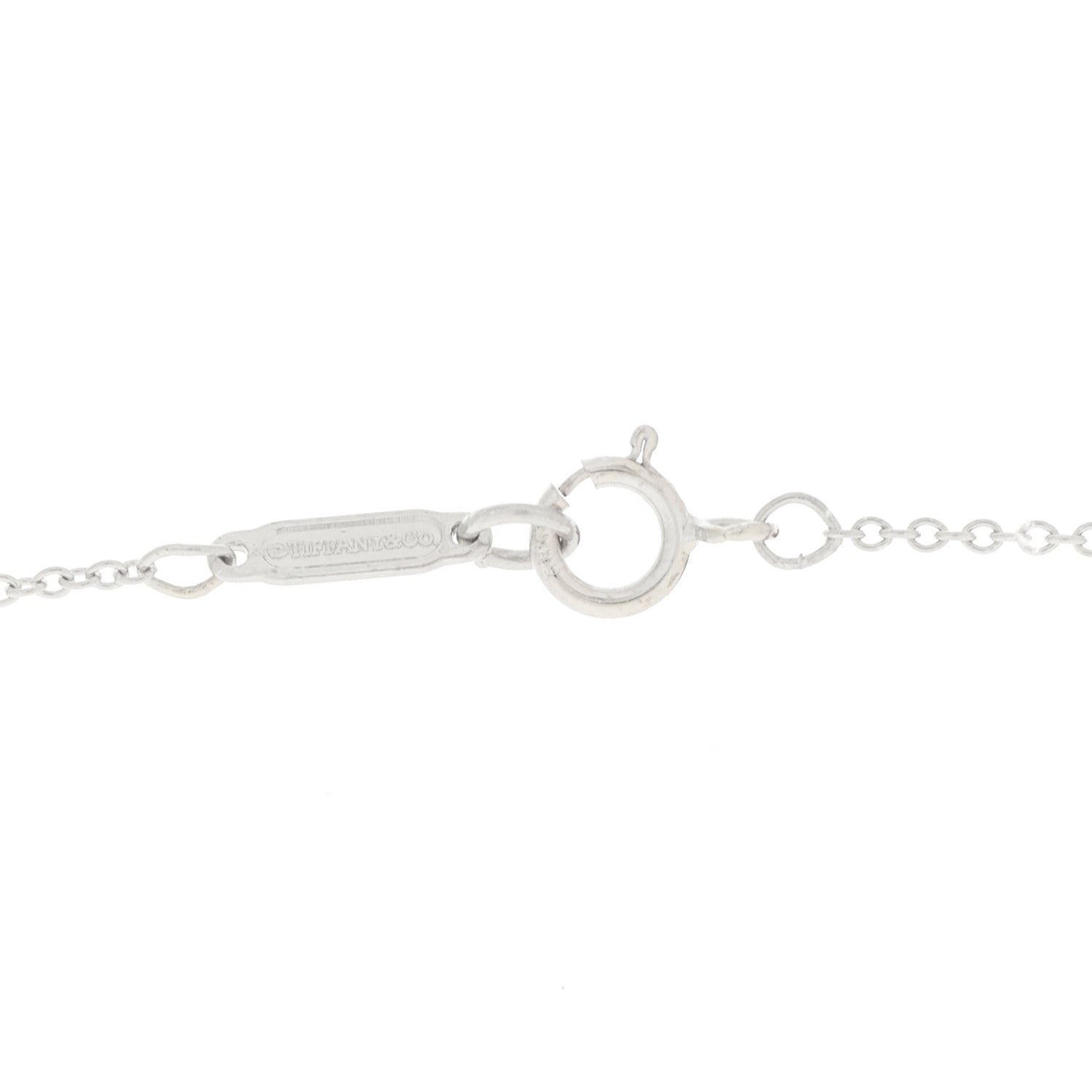 Tiffany Platinum Diamond Large Cross Pendant Necklace 4 of 7
