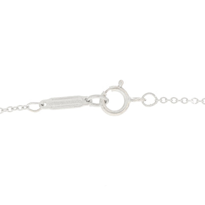 Tiffany Platinum Diamond Large Cross Pendant Necklace 4 of 7