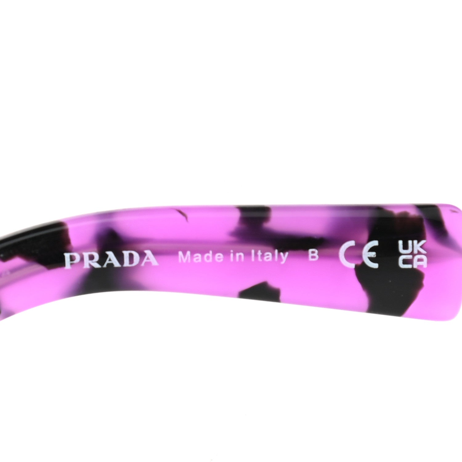 Prada Acetate Symbole Sunglasses SPR 23Y Slate Grey Purple 6 of 8
