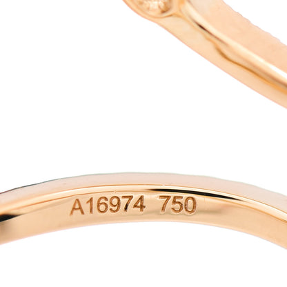 Messika 18K Yellow Gold Diamond Snake Skinny Ring 53 6.25 5 of 7
