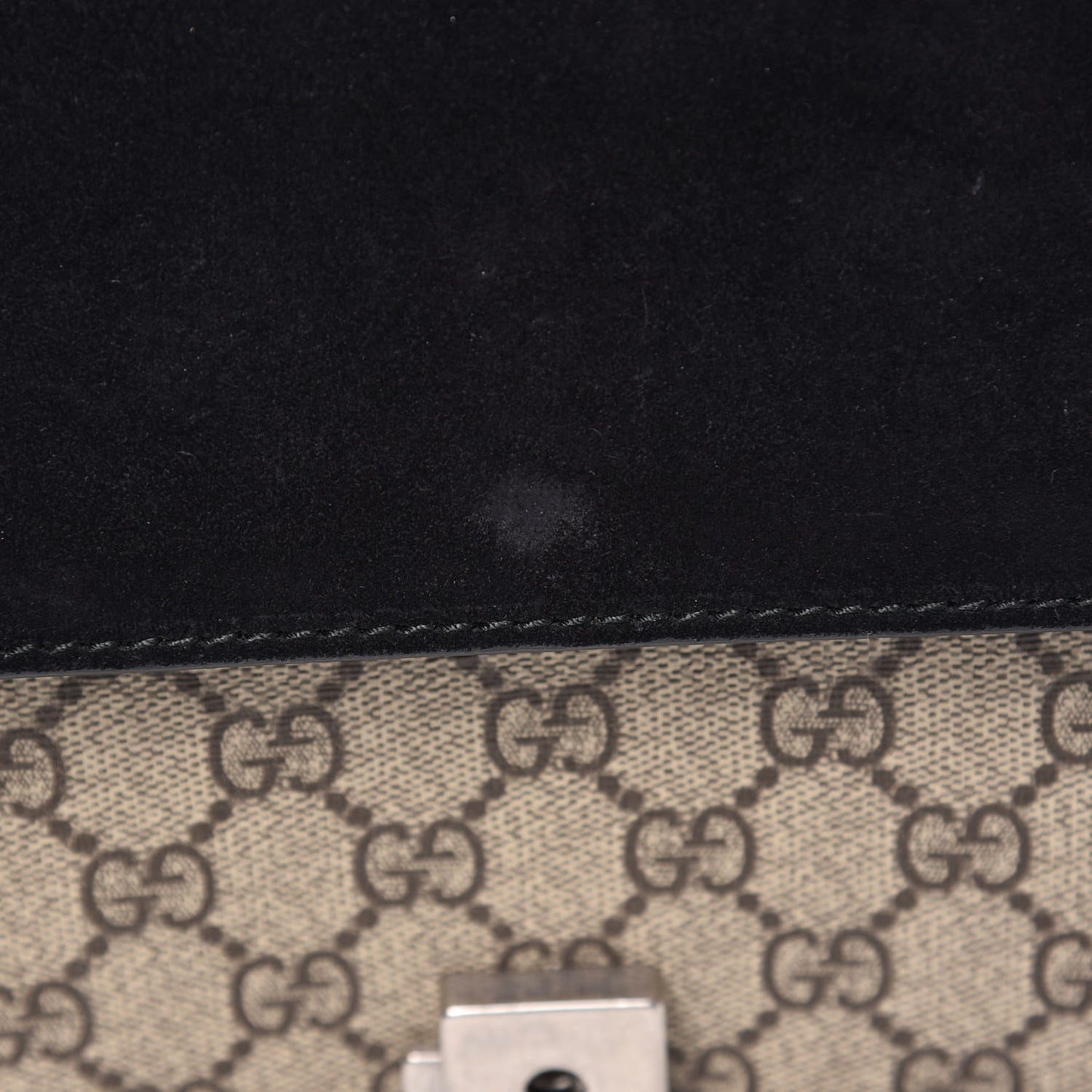 GG Supreme Monogram Crystal Small Dionysus Shoulder Bag Black