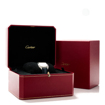 Cartier Stainless Steel Alligator 27.5mm Santos Dumont Quartz Watch 5 of 5