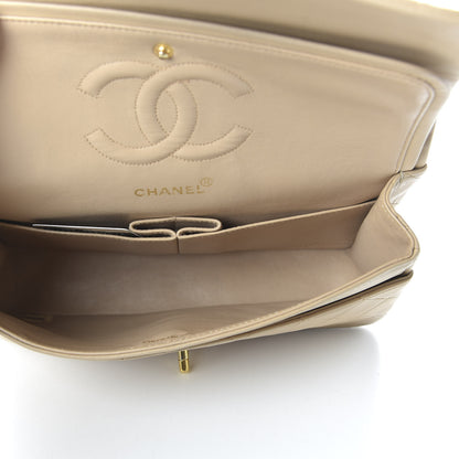 Chanel Lambskin Quilted Medium Double Flap Beige 5 of 14