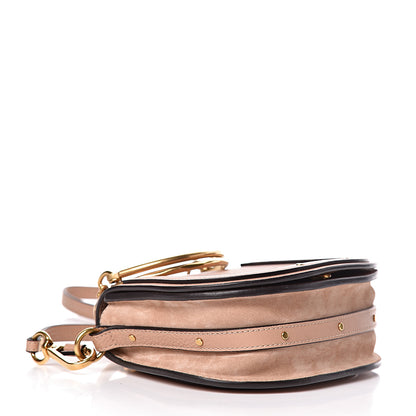 Chloe Calfskin Suede Small Nile Bracelet Bag Biscotti Beige 4 of 13