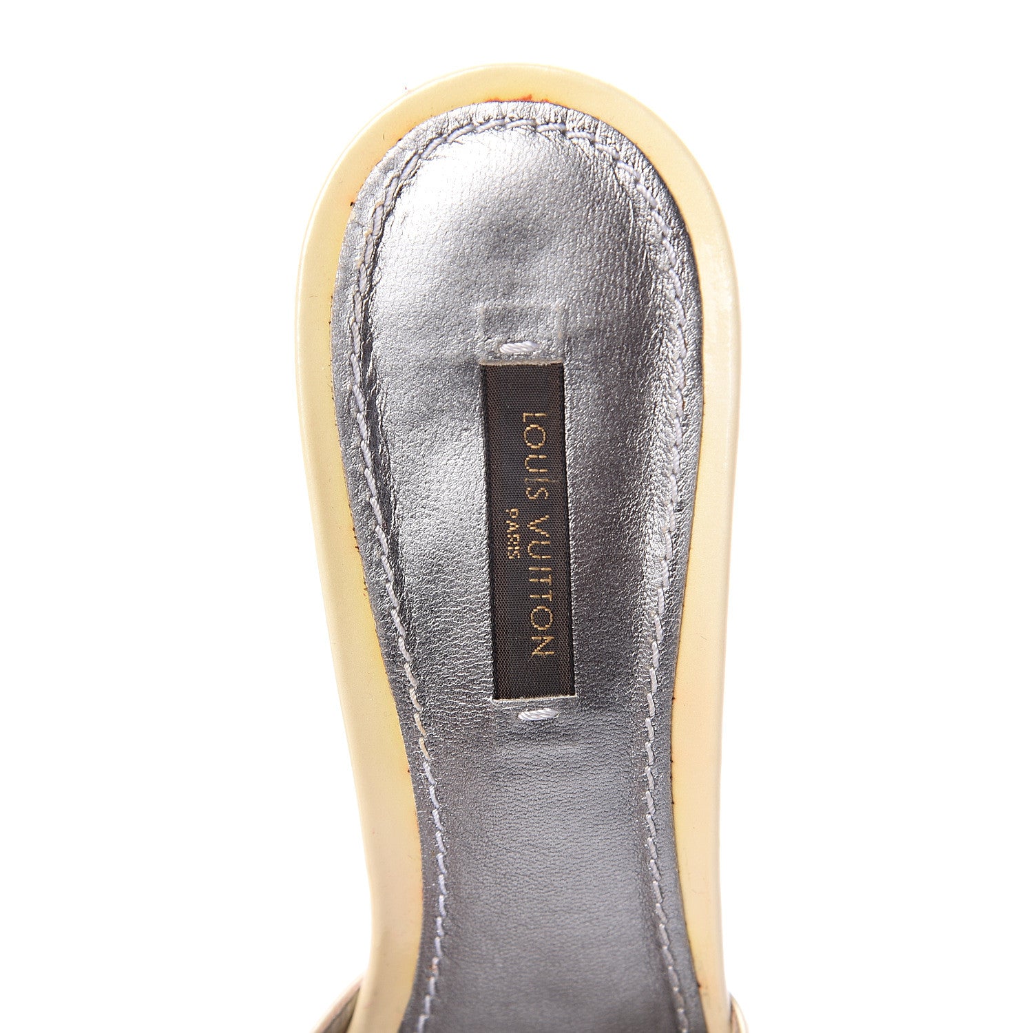 Louis Vuitton Mini Lin Kitten Heel Sandals 40 Dune 6 of 7