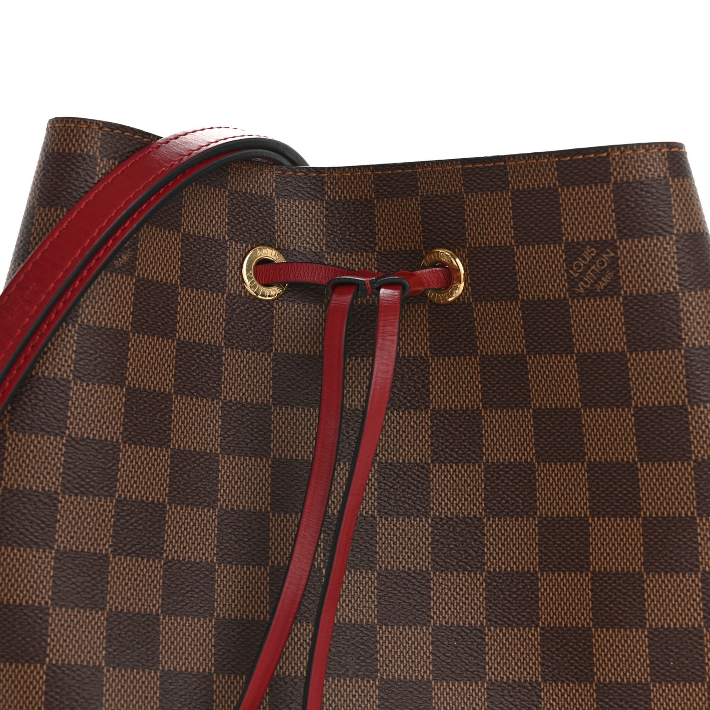 Damier Ebene Neonoe MM Cherry Berry