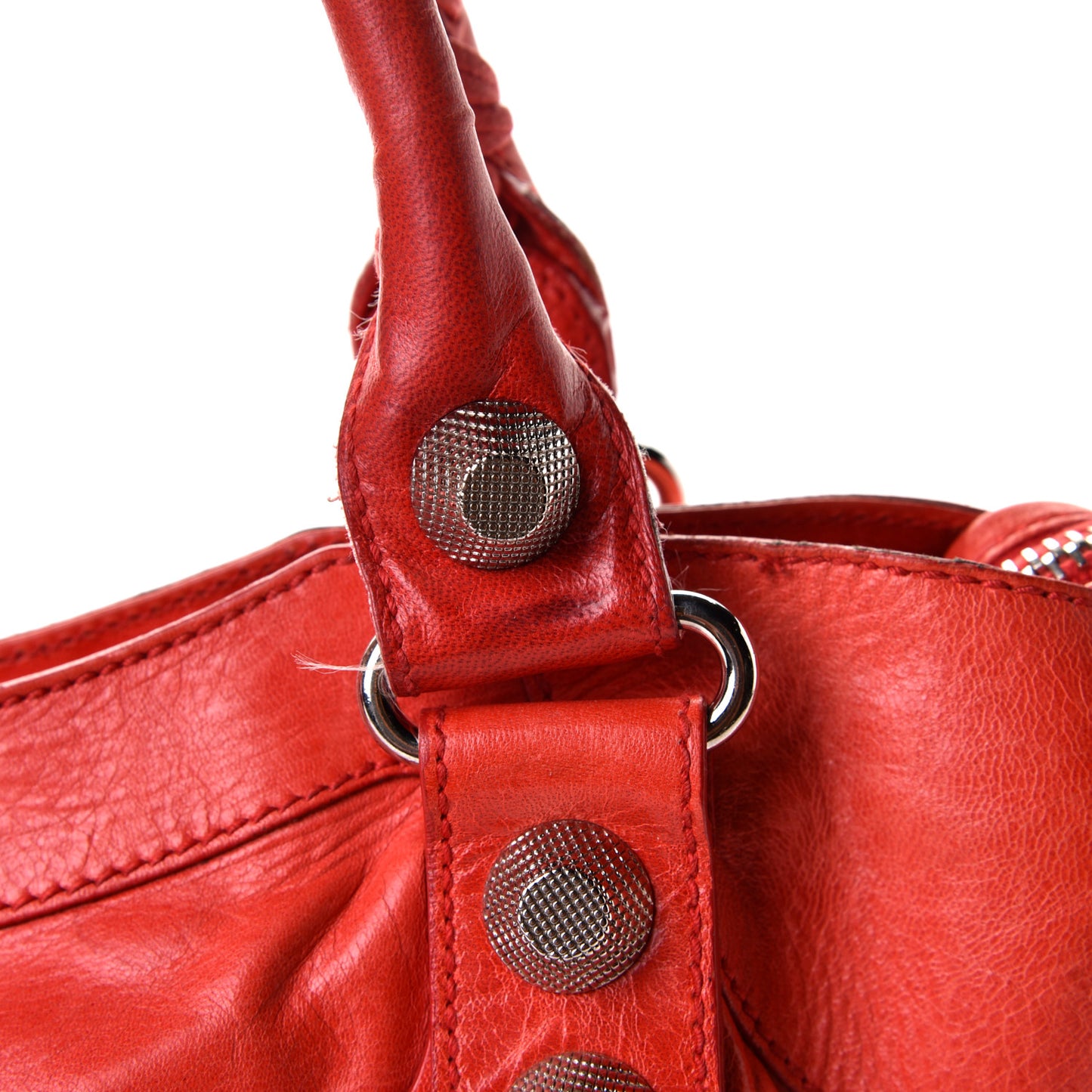 Agneau Giant 21 Silver Hardware City Vermillion