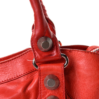 Balenciaga Agneau Giant 21 Silver Hardware City Vermillion 10 of 18