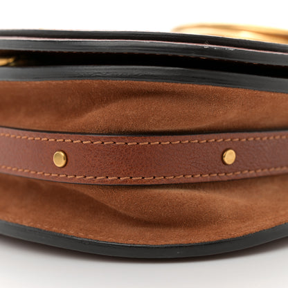 Chloe Calfskin Suede Small Nile Bracelet Bag Caramel 10 of 12