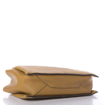 Celine Supple Natural Calfskin Medium Tri-Fold Bag Blonde 4 of 10