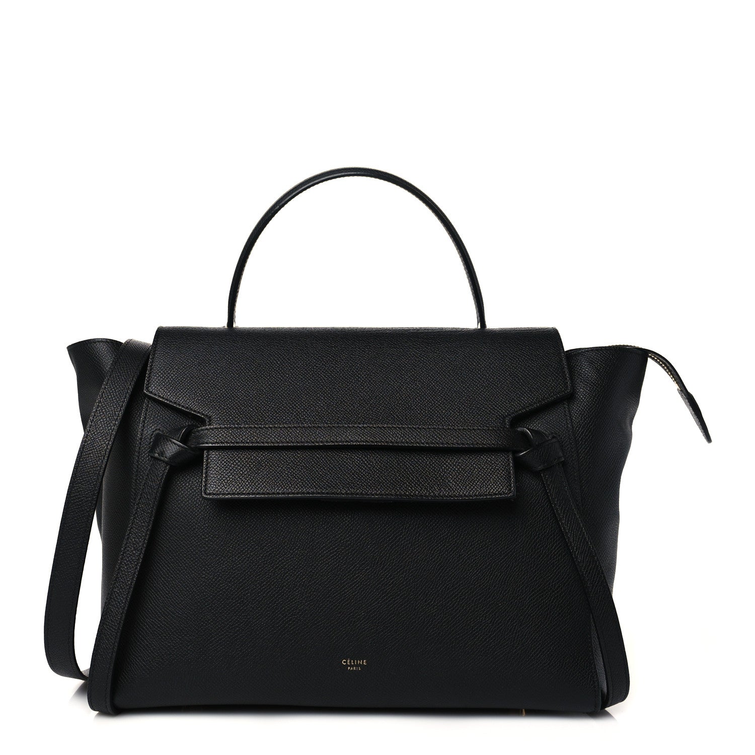 Celine Grained Calfskin Mini Belt Bag Black 1 of 10
