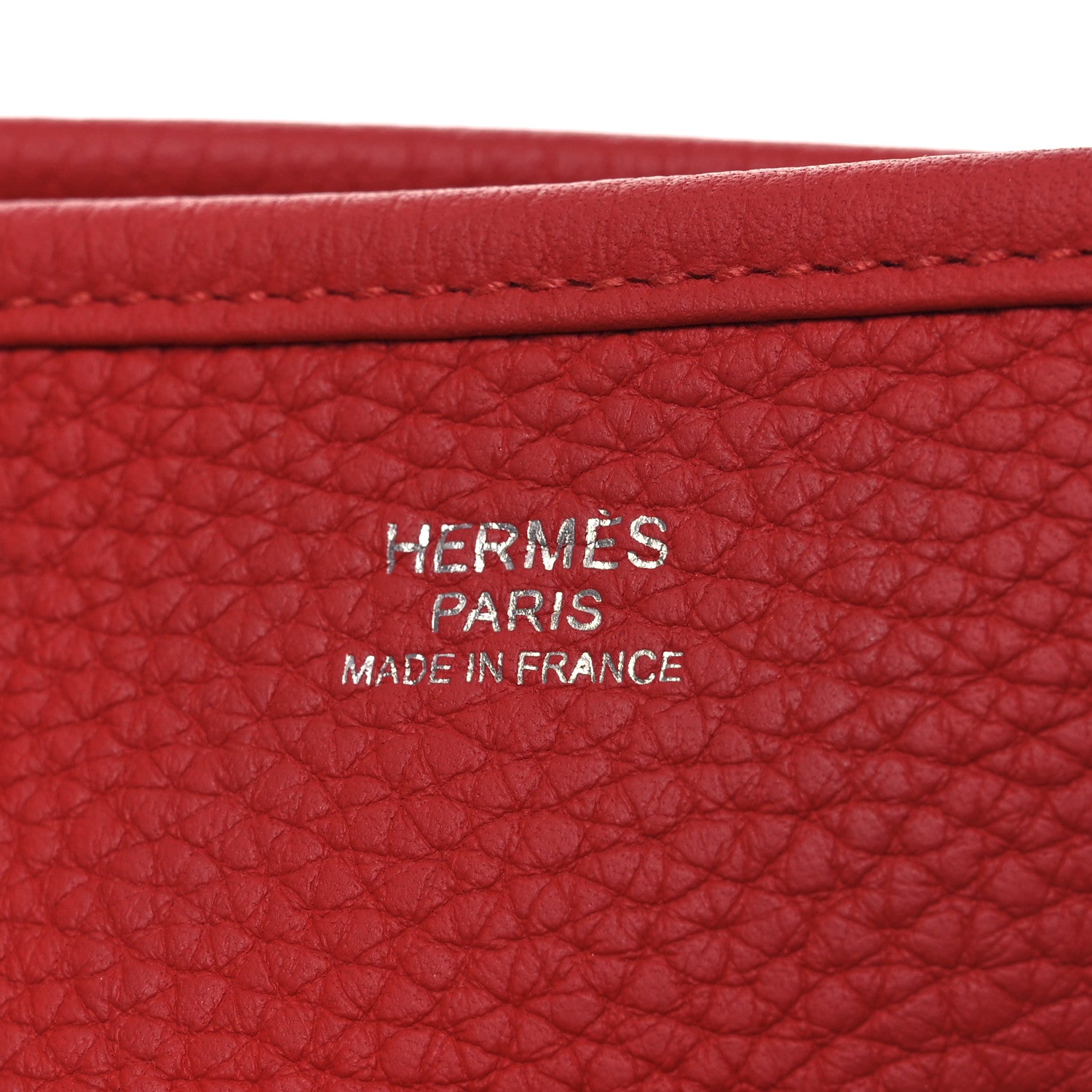 Hermes Taurillon Clemence Evelyne III PM Rouge Tomate 6 of 13