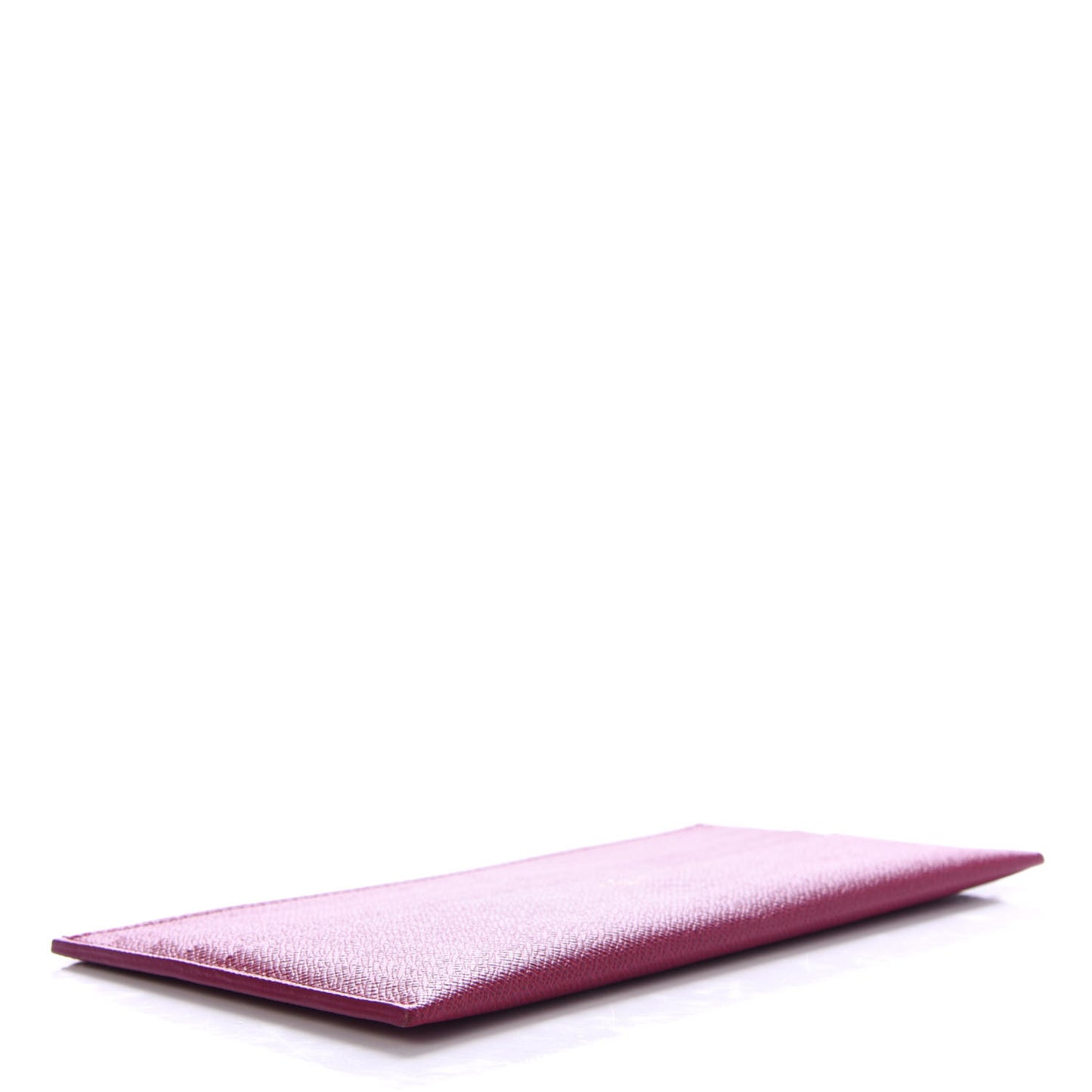 Calfskin Felicie Card Holder Insert Fuchsia