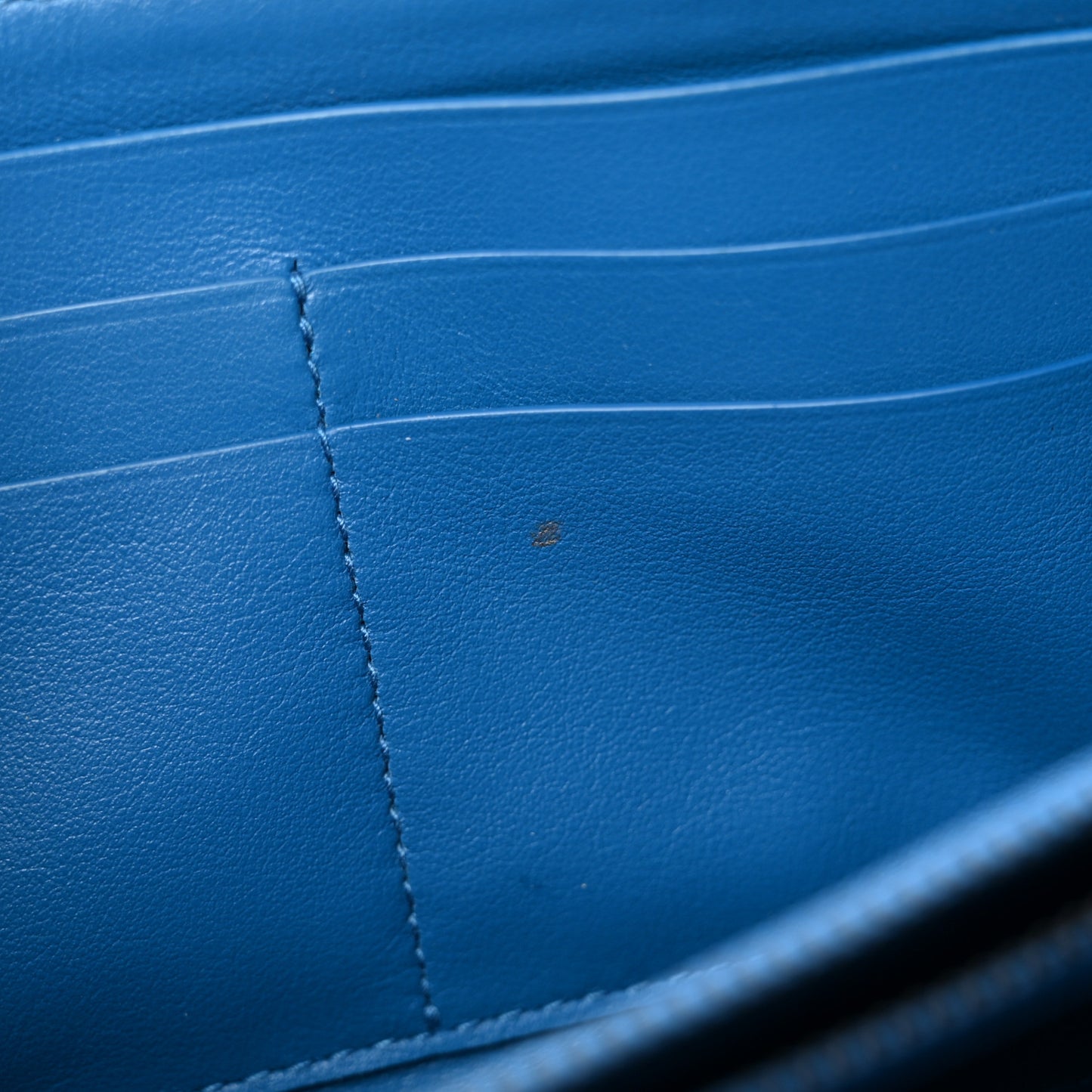 Nappa Intrecciato Zip Wallet Electrique