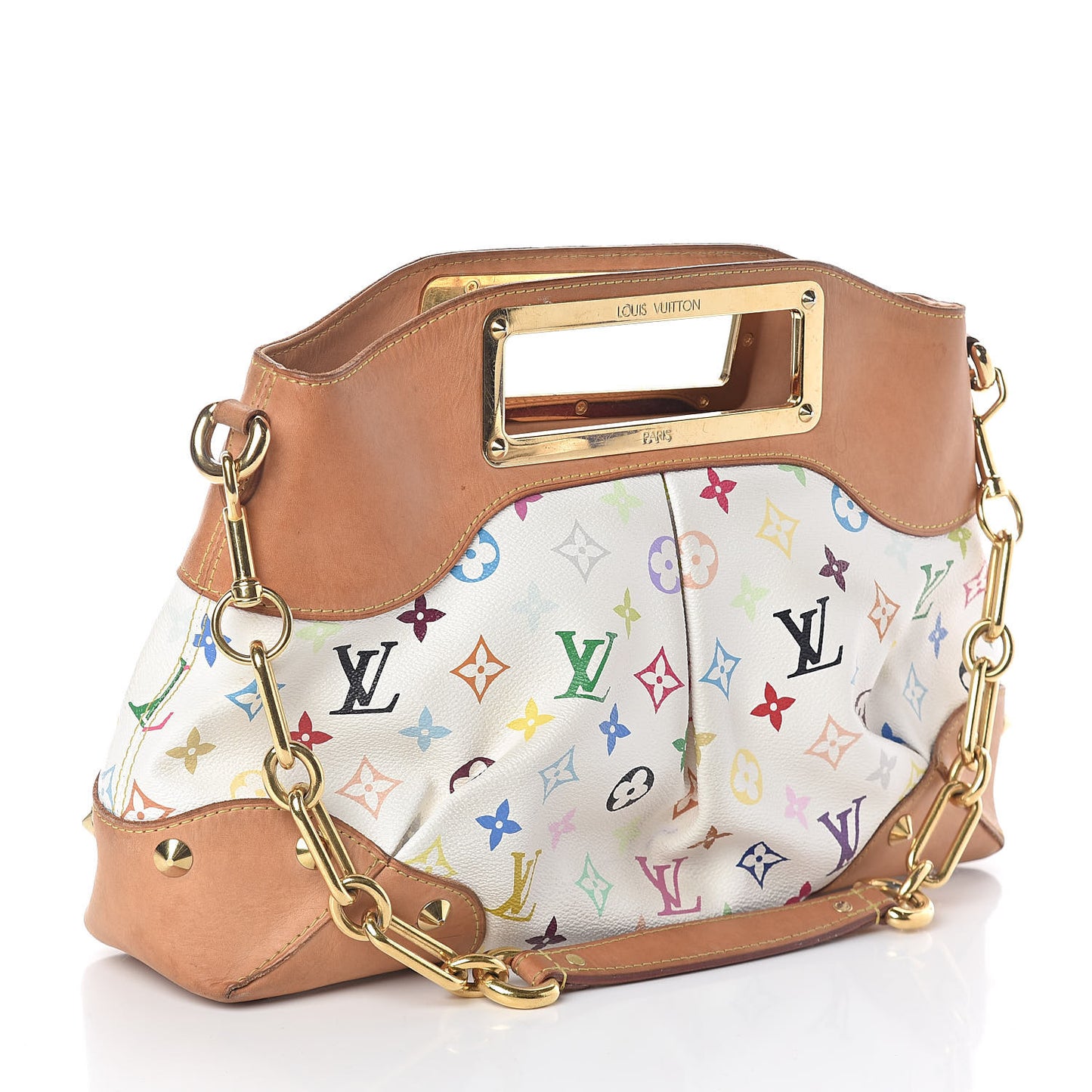 Monogram Multicolor Judy MM White