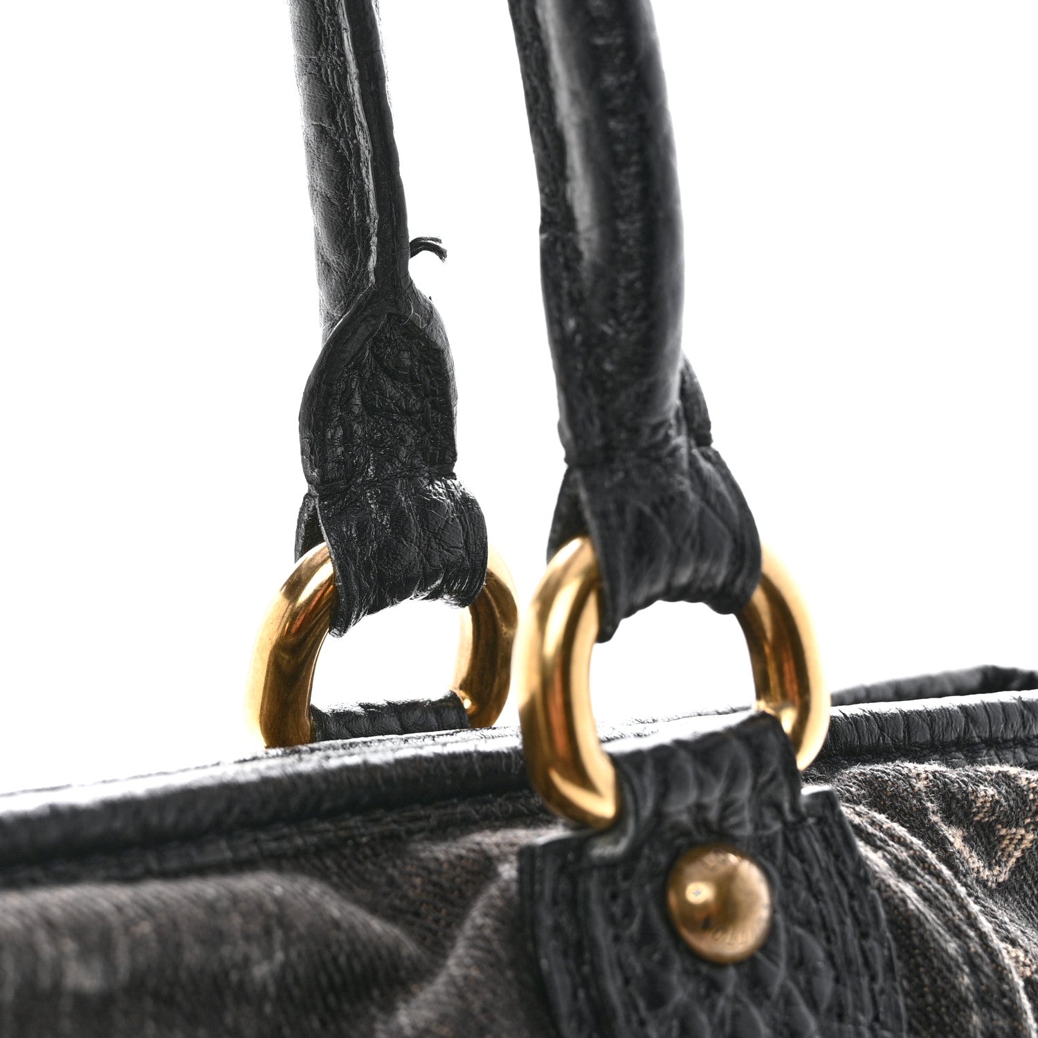 Louis Vuitton Denim Neo Cabby GM Black 11 of 14