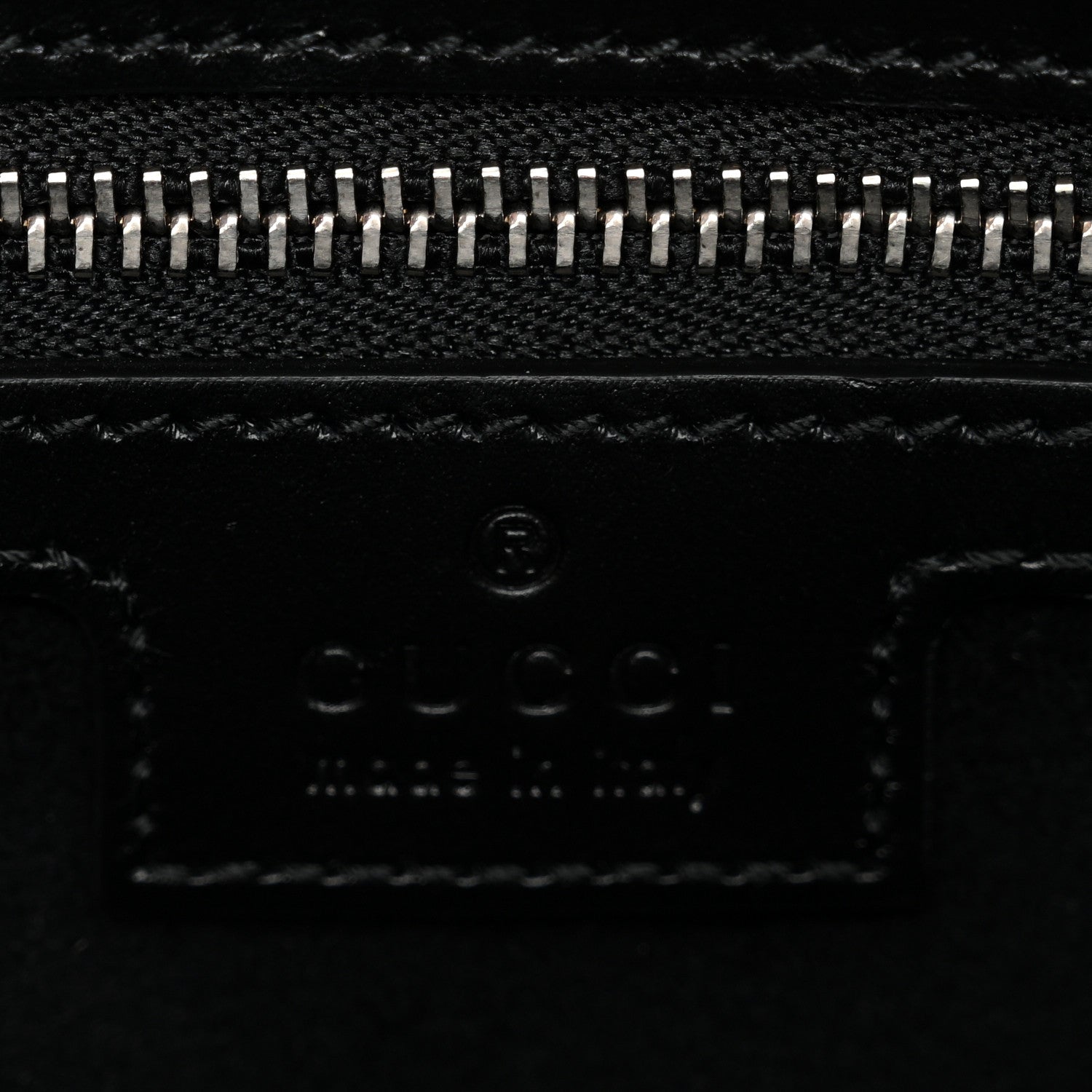 Gucci Calfskin Petite GG Small Tote Bag Black 7 of 10
