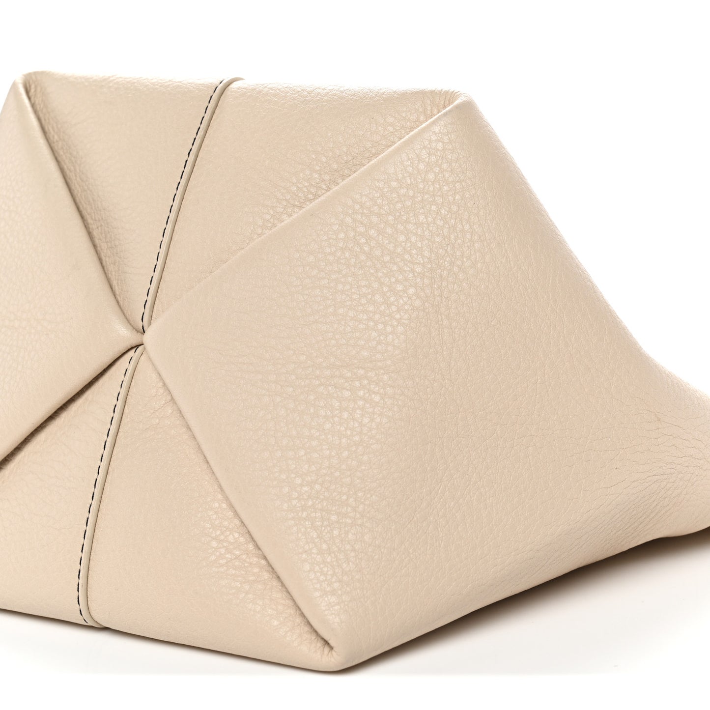 Calfskin Mini Tulipano Bag Latte Macchiato Multicolor