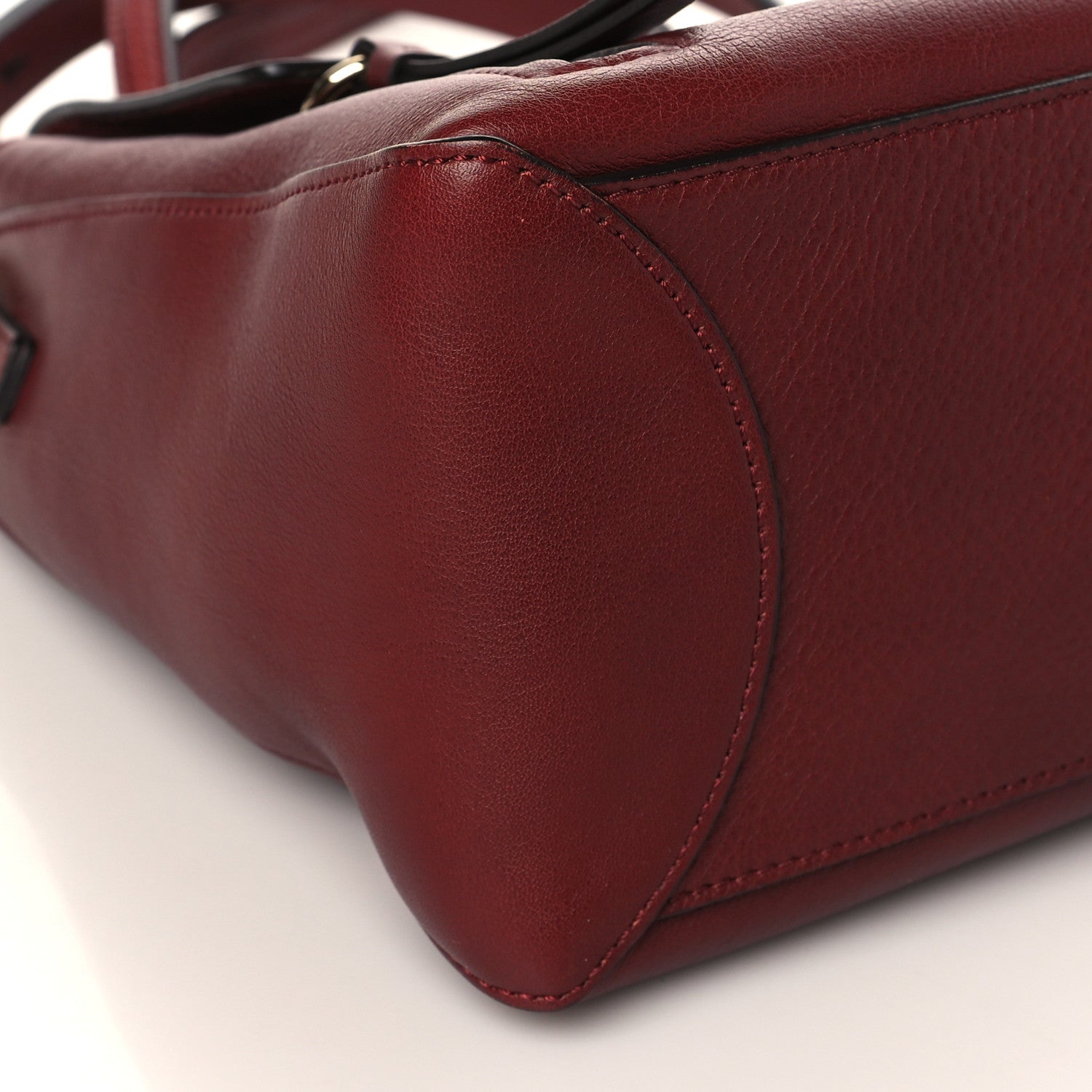 Chloe Calfskin Medium Faye Shoulder Bag Sienna Red 7 of 8
