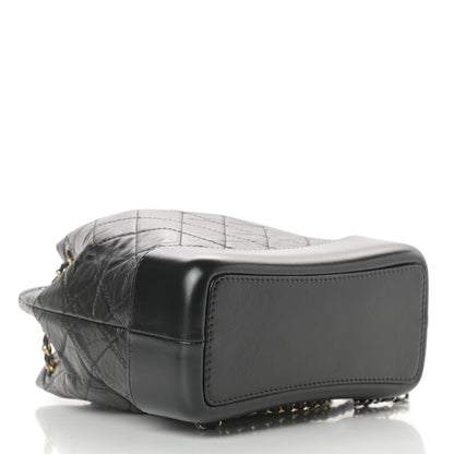 Chanel Aged Calfskin Quilted Small Gabrielle Backpack Black 4 of 11