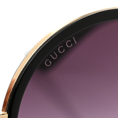 Gucci Metal Round Frame Sunglasses GG0061S Black 7 of 8