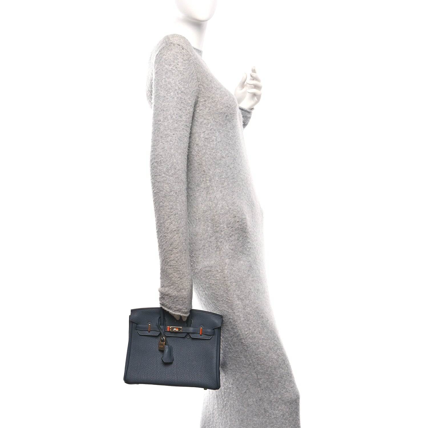 Hermes Togo Birkin 25 Gris Misty 2 of 13