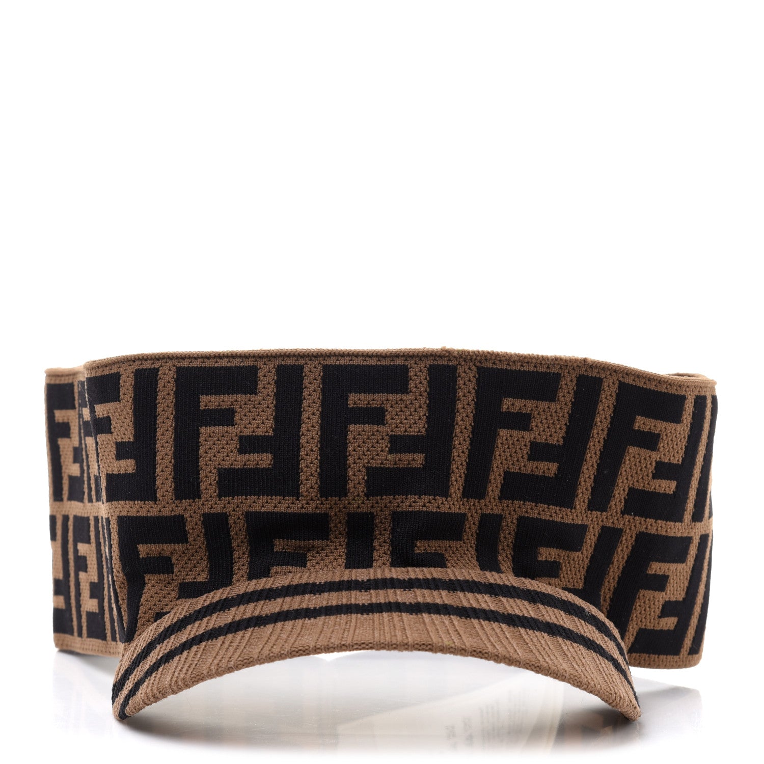 Fendi Nylon FF Stretch Visor Tobacco 3 of 8