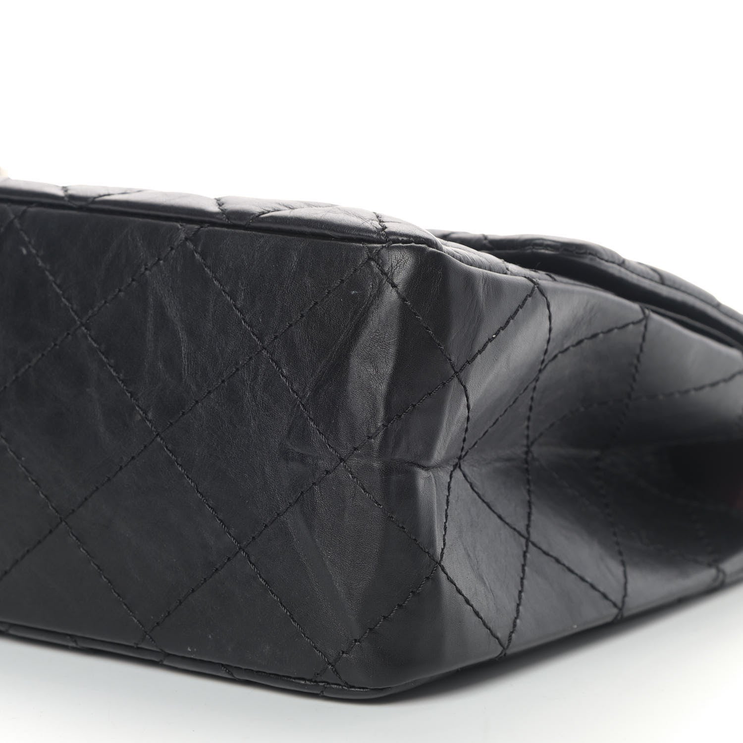 Chanel Aged Calfskin Quilted 2.55 Reissue 226 Flap Black 7 of 12