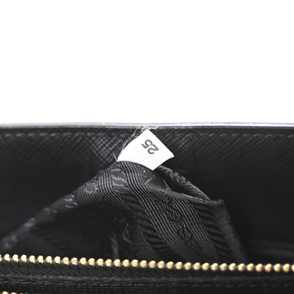Prada Saffiano Lux Medium Tote Black 7 of 10