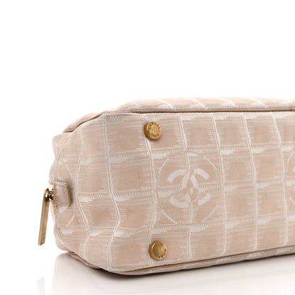 Chanel Nylon Travel Bowler Beige 9 of 11