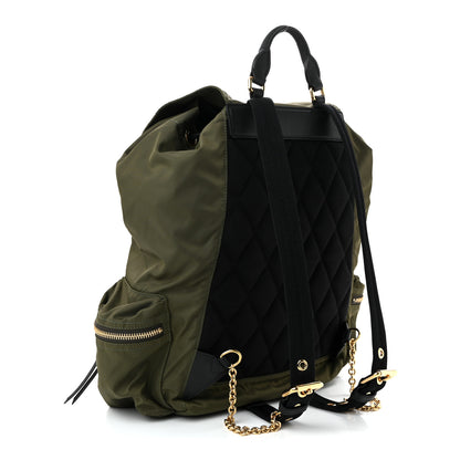 Burberry Nylon Large Rucksack Backpack  Canvas Green 3 of 10