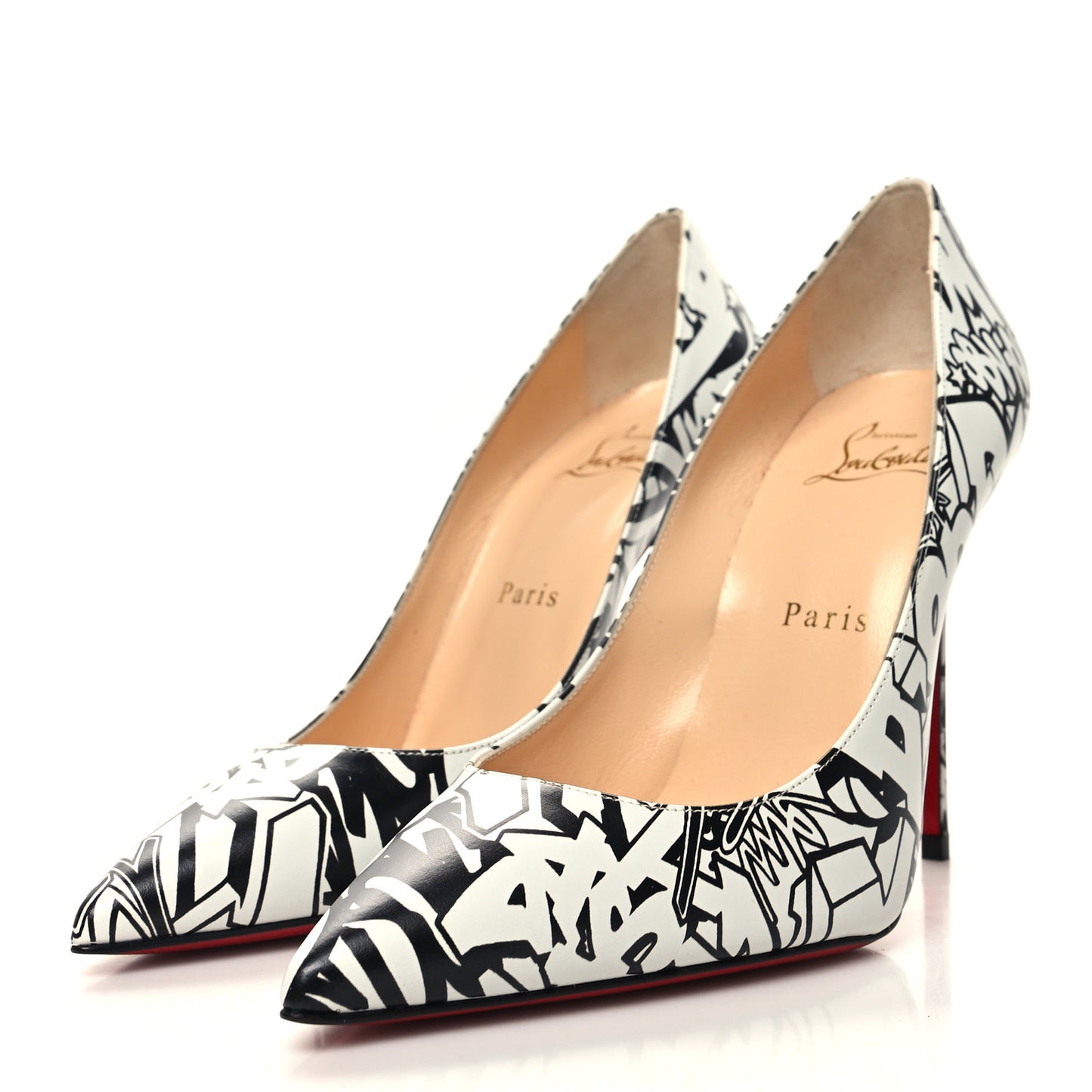 Calfskin WallGraf So Kate 120 Pumps 37 Black White