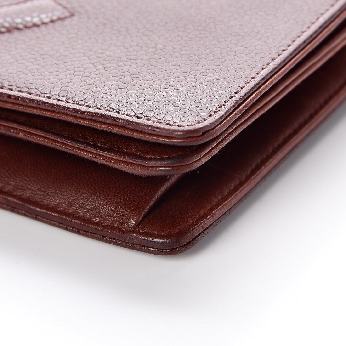 Caviar Timeless CC Wallet On Chain WOC Dark Brown