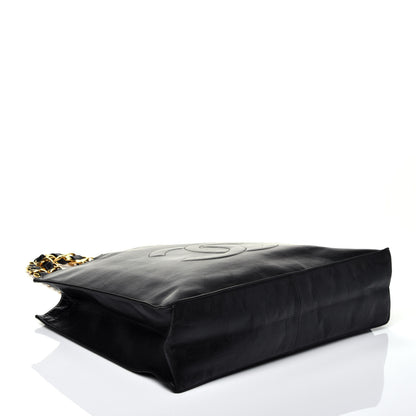 Chanel Lambskin CC Tote Black 4 of 10