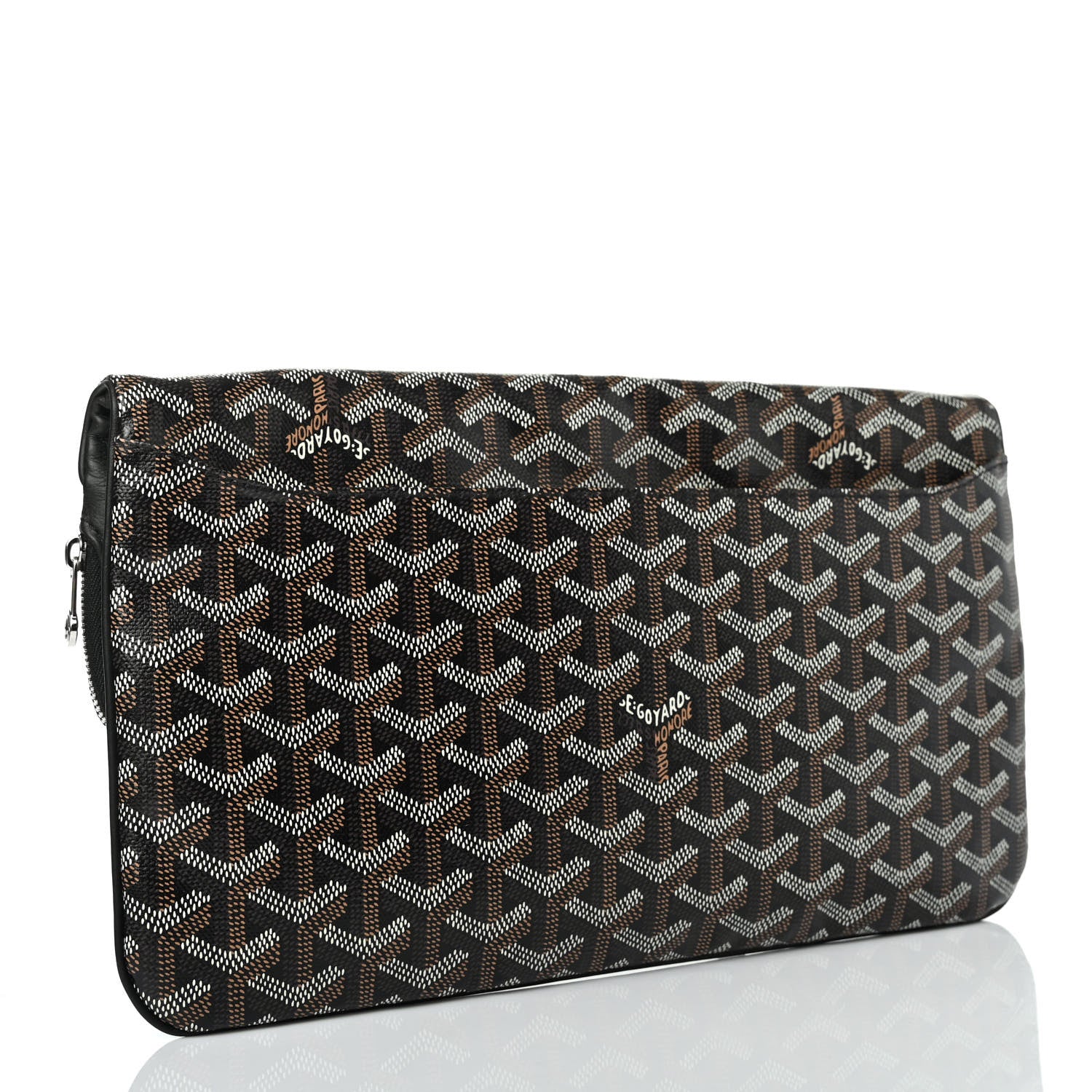 Goyard Goyardine Sainte Marie Soft Clutch Black 2 of 5