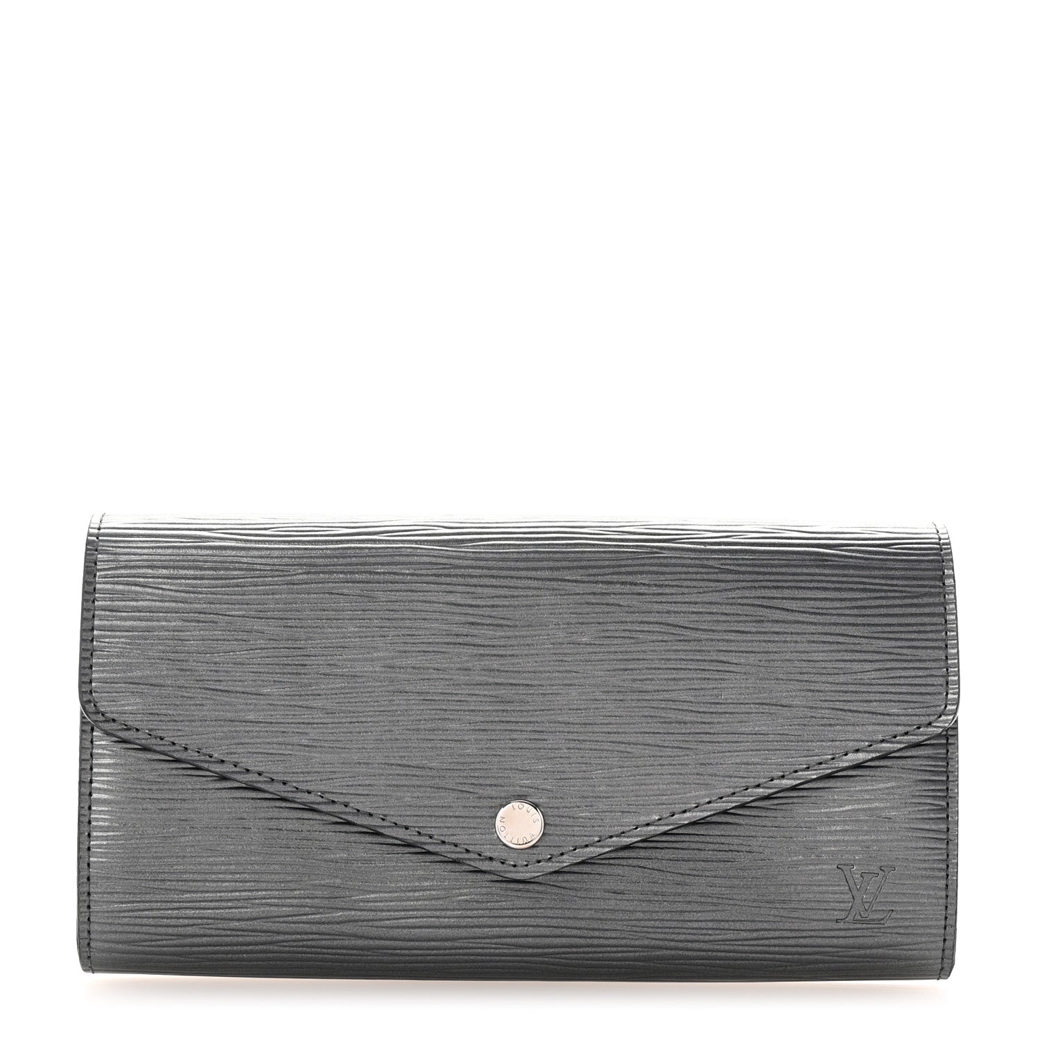 Louis Vuitton Epi Sarah Wallet NM Anthracite Nacre 1 of 6
