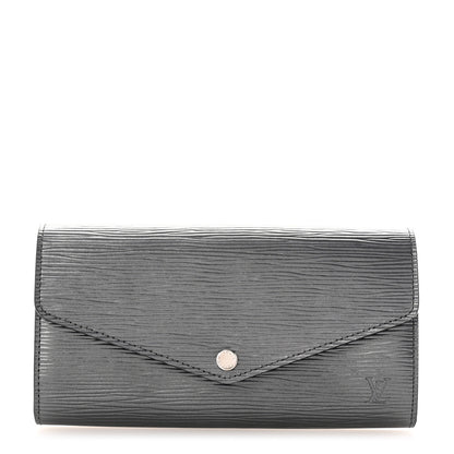 Louis Vuitton Epi Sarah Wallet NM Anthracite Nacre 1 of 6