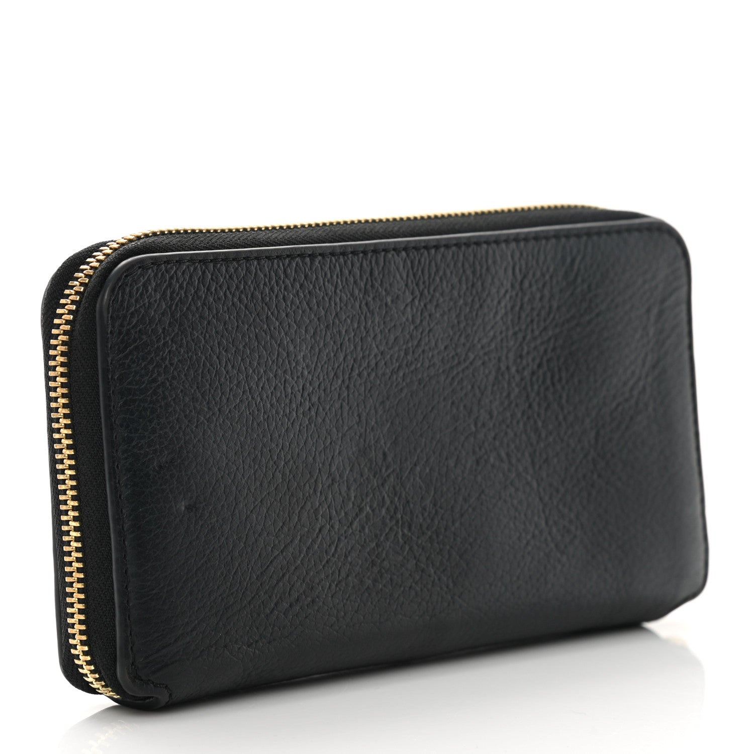 Chloe Grained Calfskin Marcie Long Zip Around Wallet Black 3 of 13