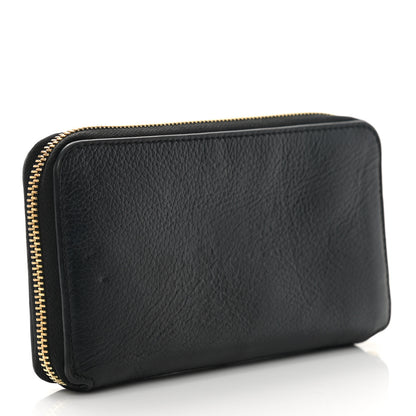 Chloe Grained Calfskin Marcie Long Zip Around Wallet Black 3 of 13