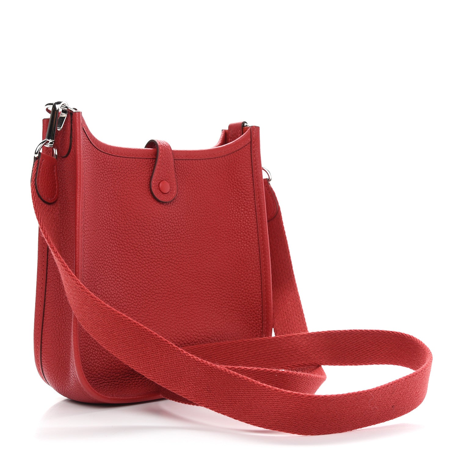 Hermes Taurillon Clemence Evelyne TPM Rouge Piment 3 of 9